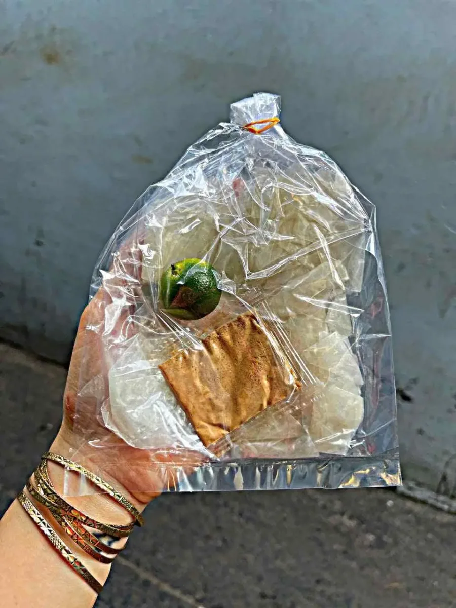 Bánh tráng muối sặc