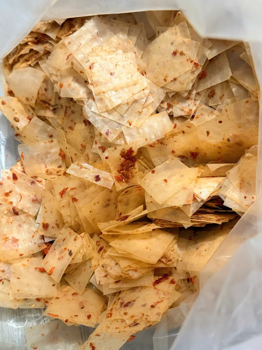 Bánh tráng bò tỏi chua cay (100g)